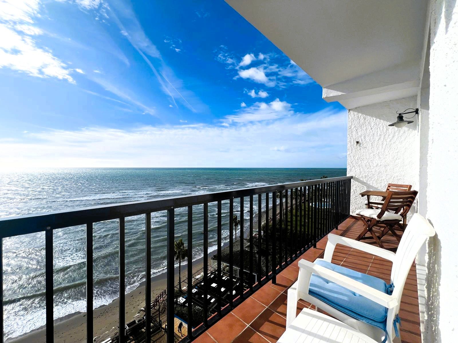 Terrassa de Apartament en venda en Mijas amb Aire condicionat, Terrassa i Moblat