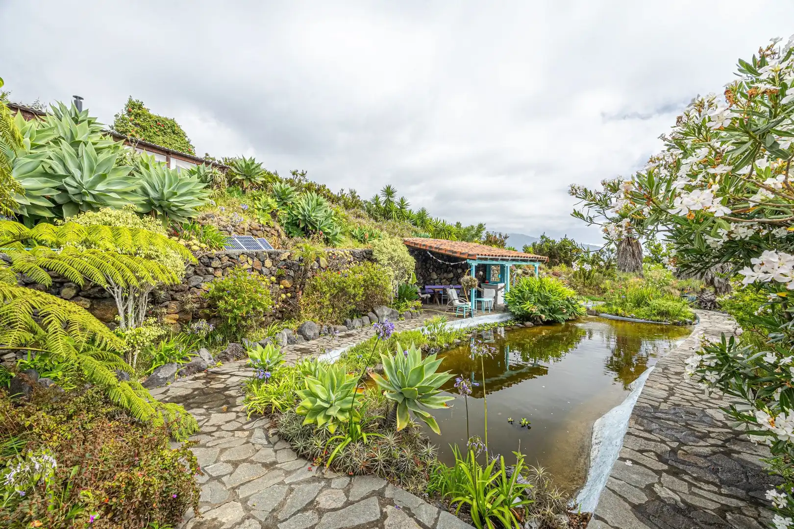 Jardí de Casa o xalet en venda en Breña Alta amb Piscina