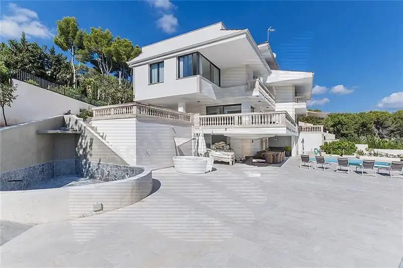 Außenansicht von Haus oder Chalet zur Miete in  Palma de Mallorca mit Klimaanlage, Heizung und Privatgarten