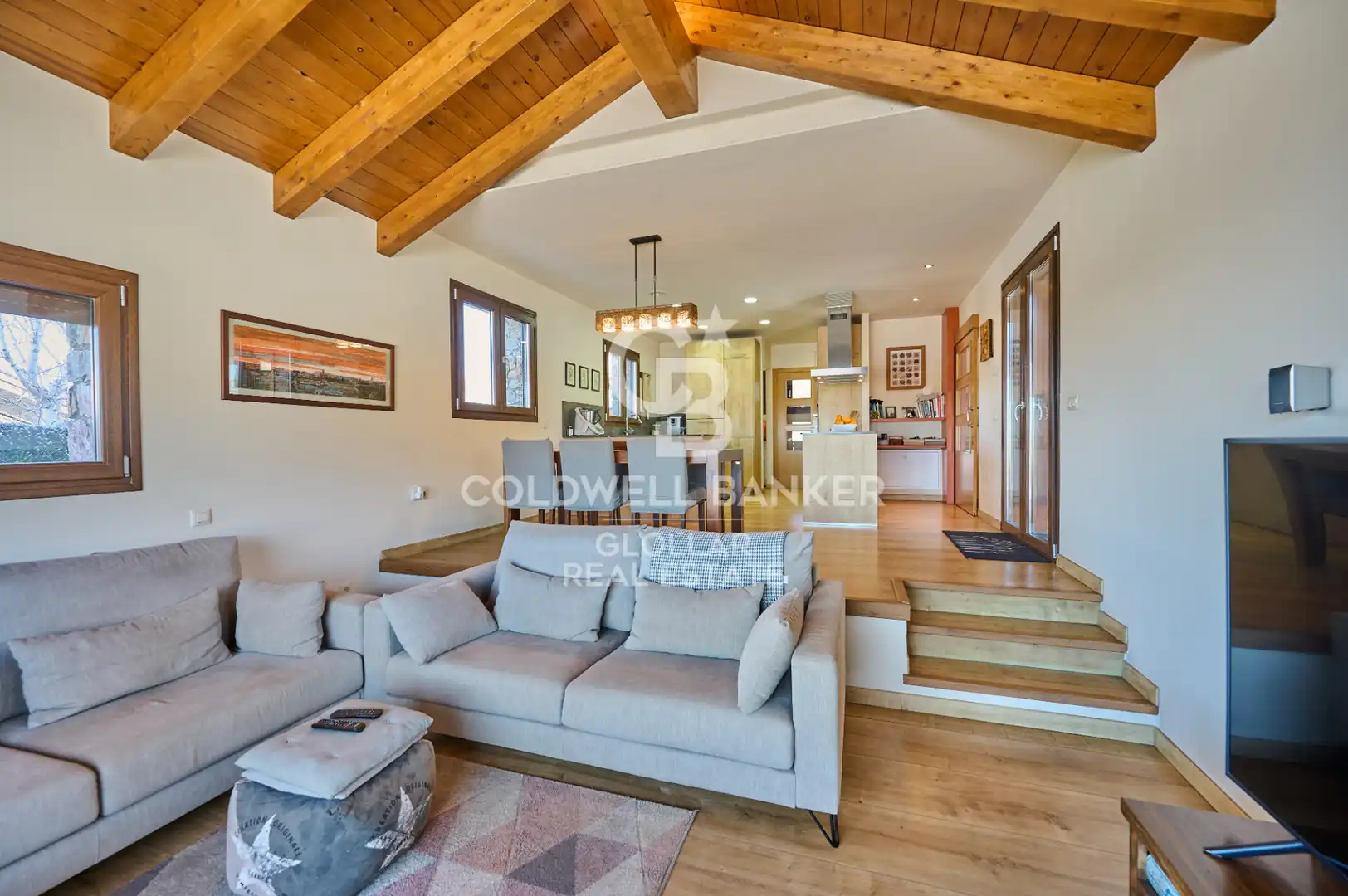 Living room of Houses for sale in Das  with Heating, Private garden and Parquet flooring