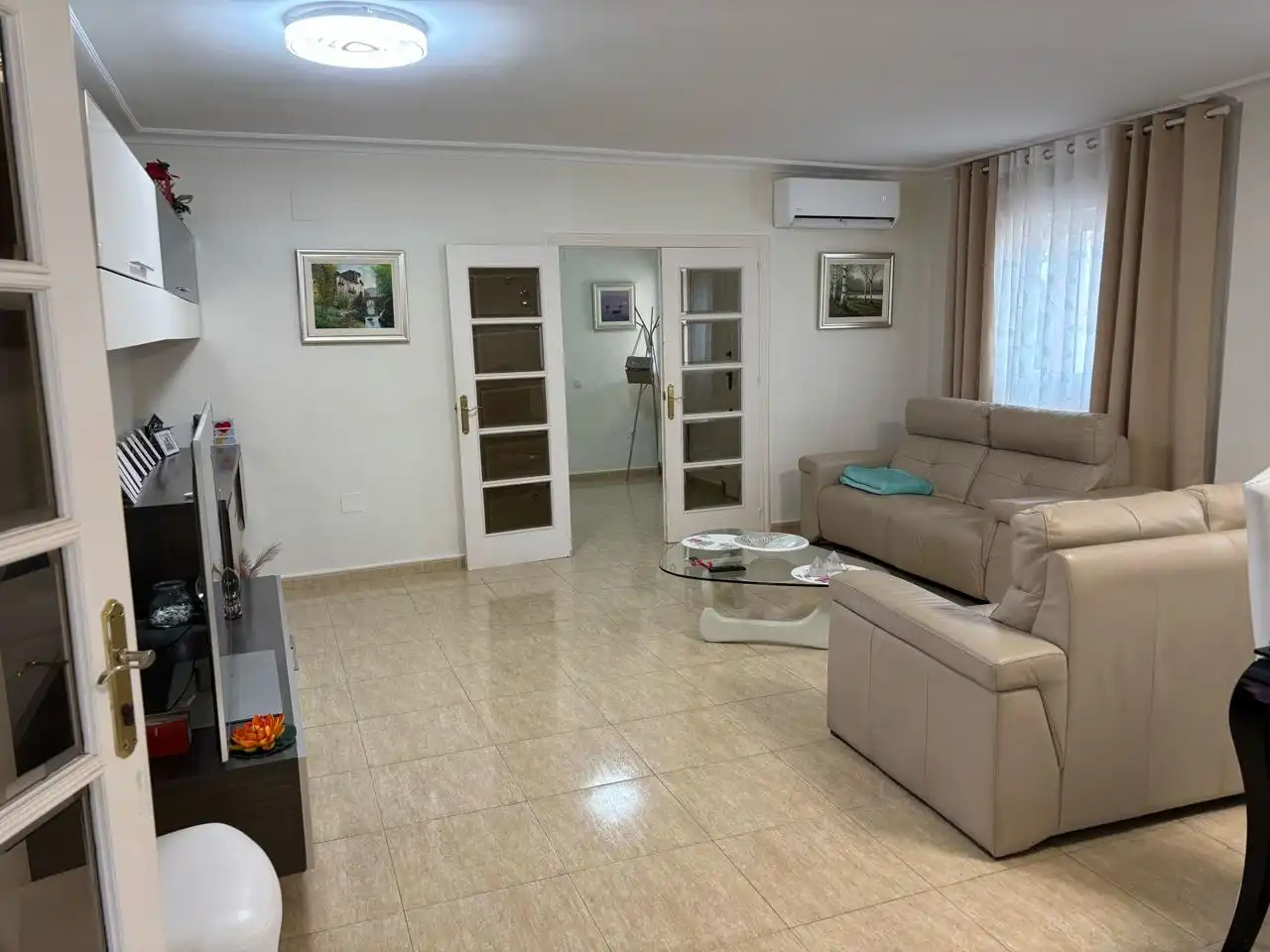 Sala de estar de Casa o chalet en venta en La Manga del Mar Menor con Aire acondicionado, Calefacción y Jardín privado
