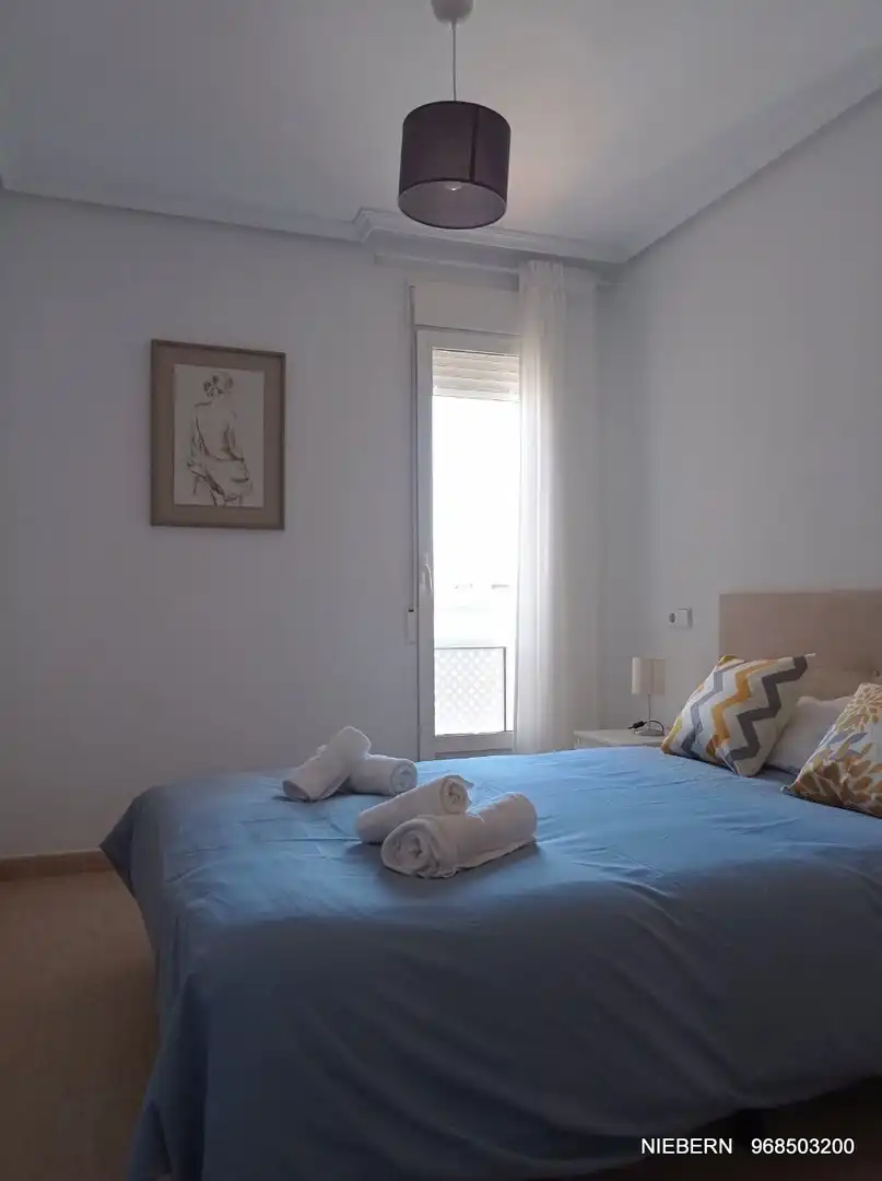 Schlafzimmer von Wohnung zur Miete in Cartagena mit Terrasse, Möbliert und Waschmaschine