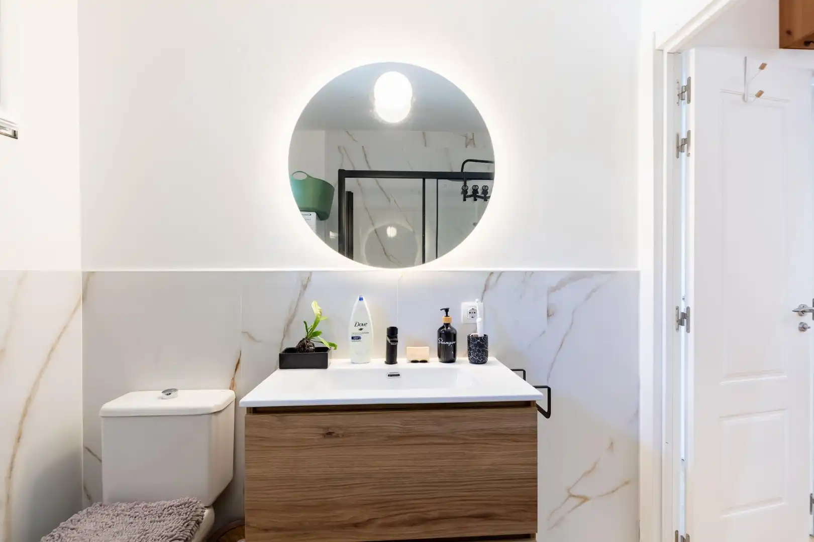 Baño de Casa adosada en venta en  Palma de Mallorca con Aire acondicionado, Calefacción y Jardín privado