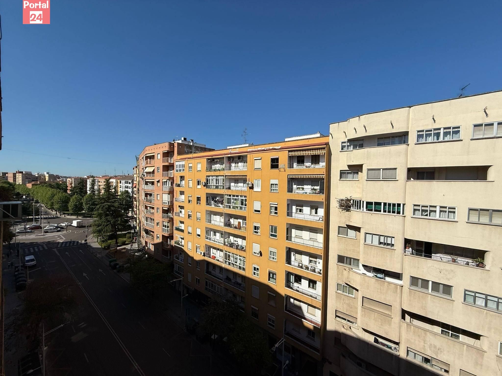 Exterior view of Flat for sale in Badajoz Capital  with Heating, Parquet flooring and Terrace