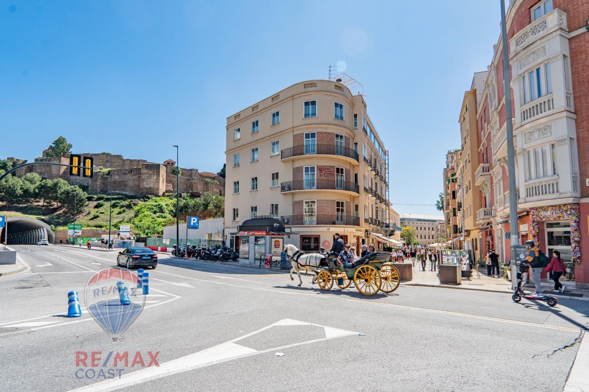 Vista exterior de Apartament en venda en Málaga Capital amb Aire condicionat i Balcó