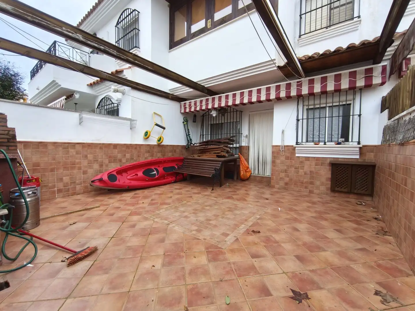 Jardín de Casa adosada en venta en El Portil con Aire acondicionado y Piscina comunitaria