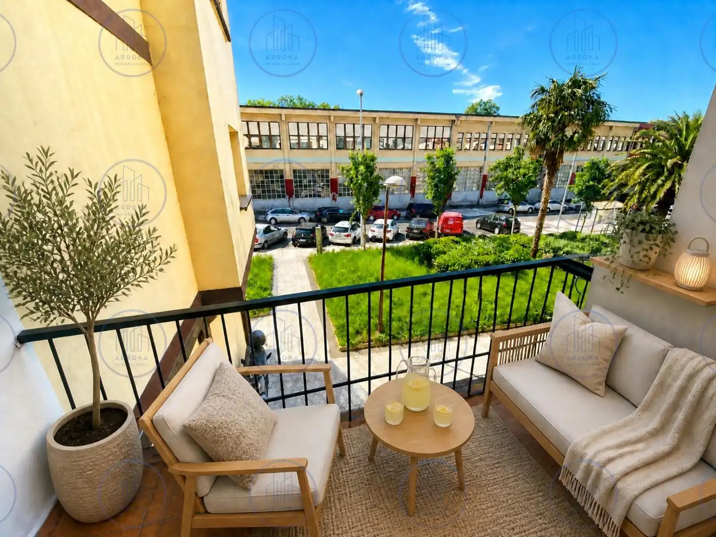 Terrasse von Wohnung zum Verkauf in Hernani mit Heizung, Parkett und Terrasse