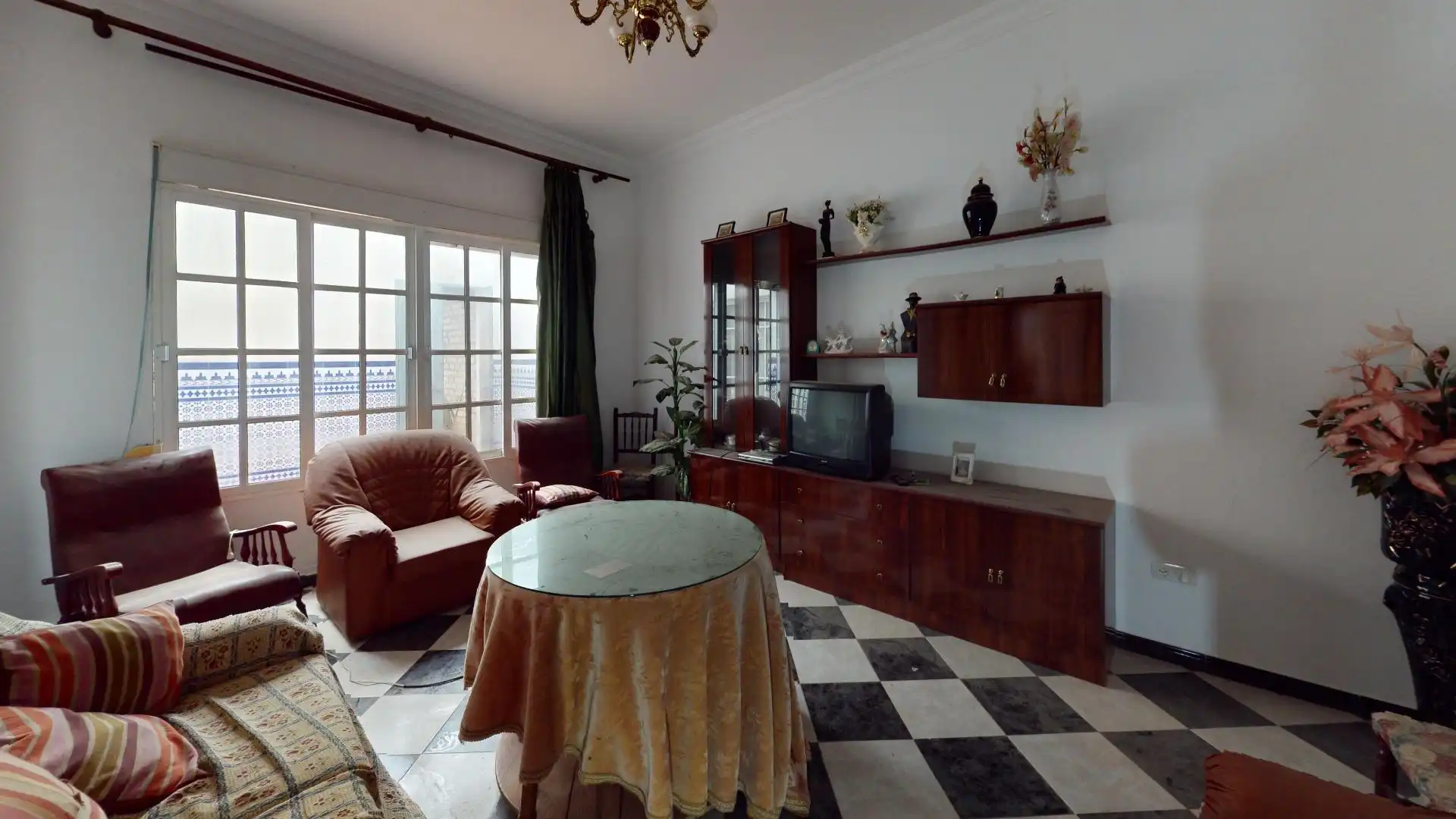 Sala de estar de Casa adosada en venta en Coripe con Terraza
