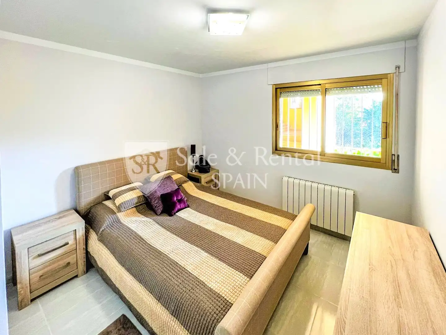 Schlafzimmer von Wohnung zum Verkauf in Sant Feliu de Guíxols mit Heizung, Privatgarten und Terrasse