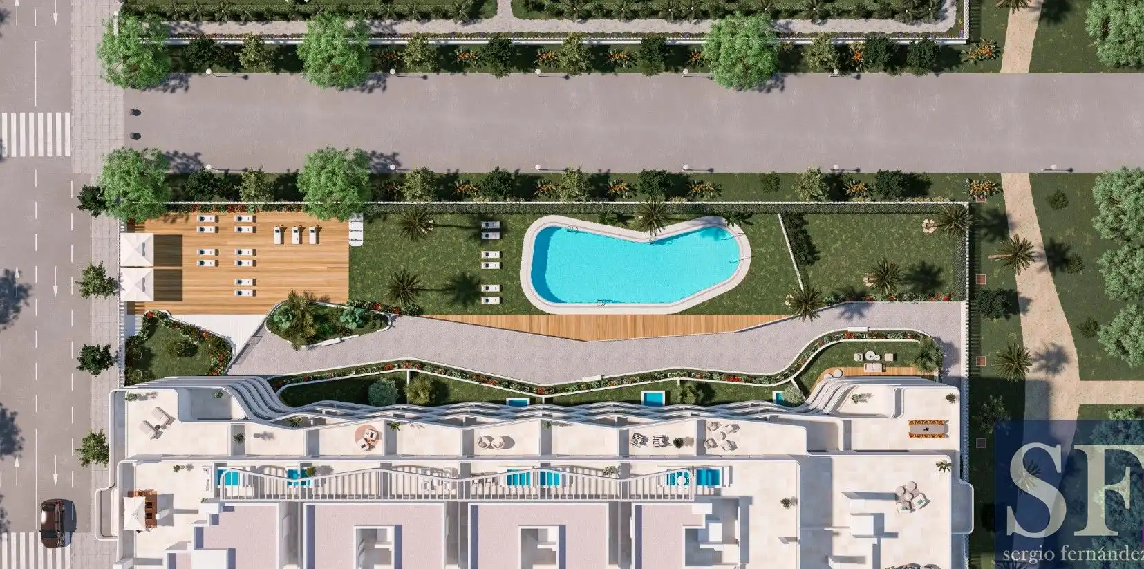 Piscina de Apartamento en venta en Vélez-Málaga