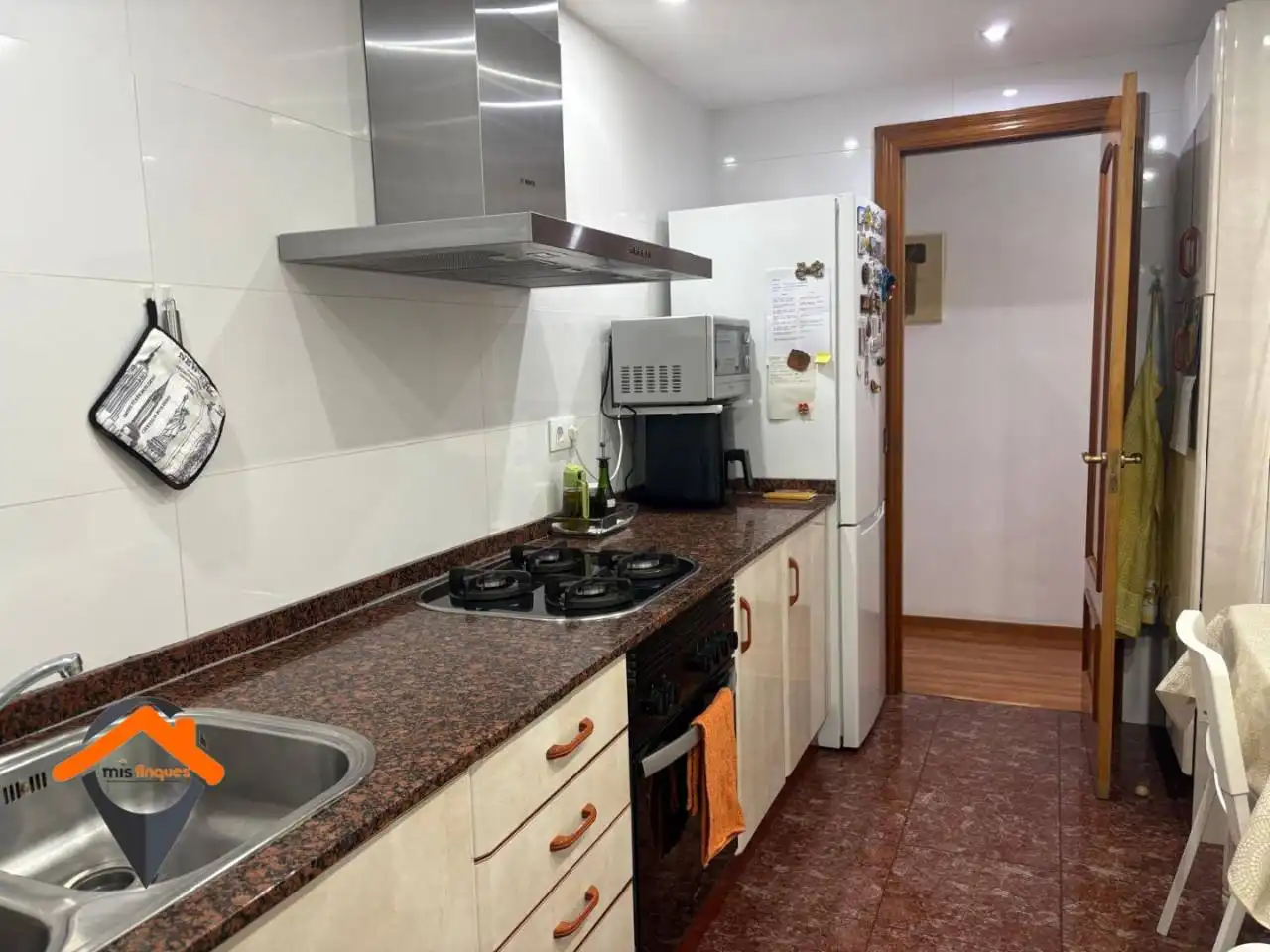 Kitchen of Flat for sale in Polinyà  with Air Conditioner, Heating and Parquet flooring