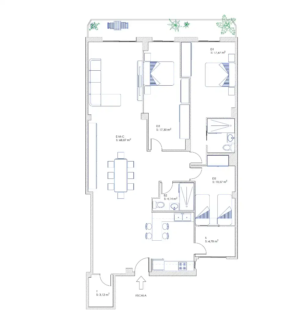 Piso en venta en Barcelona con Aire acondicionado, Calefacción y Parquet