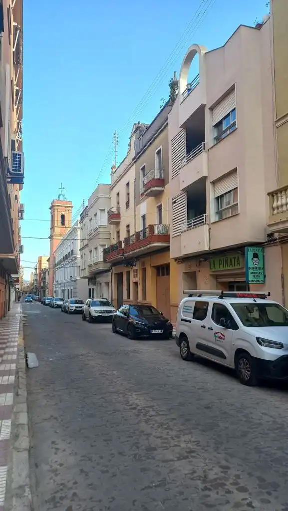 Vista exterior de Piso en venta en Algemesí con Terraza, Trastero y Horno