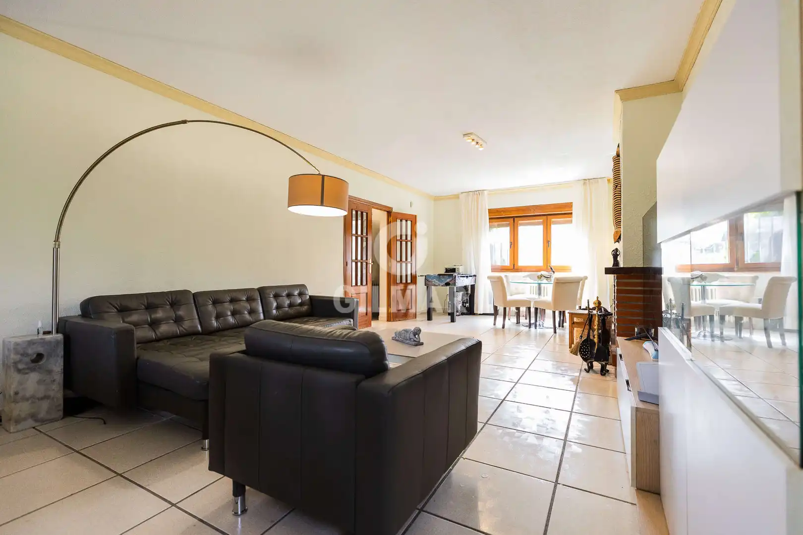 Sala de estar de Casa o chalet en venta en Galapagar con Calefacción, Jardín privado y Piscina