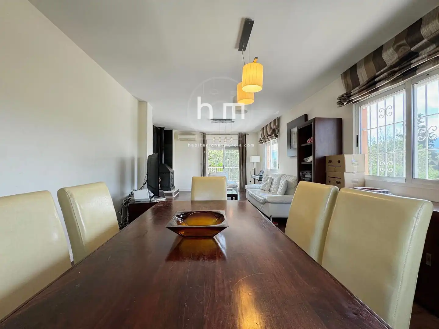 Dining room of Houses for sale in Murcia  with Air Conditioner, Parquet flooring and Storage room