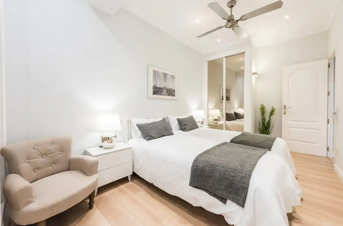 Bedroom of Flat for rent in Centro Urbano