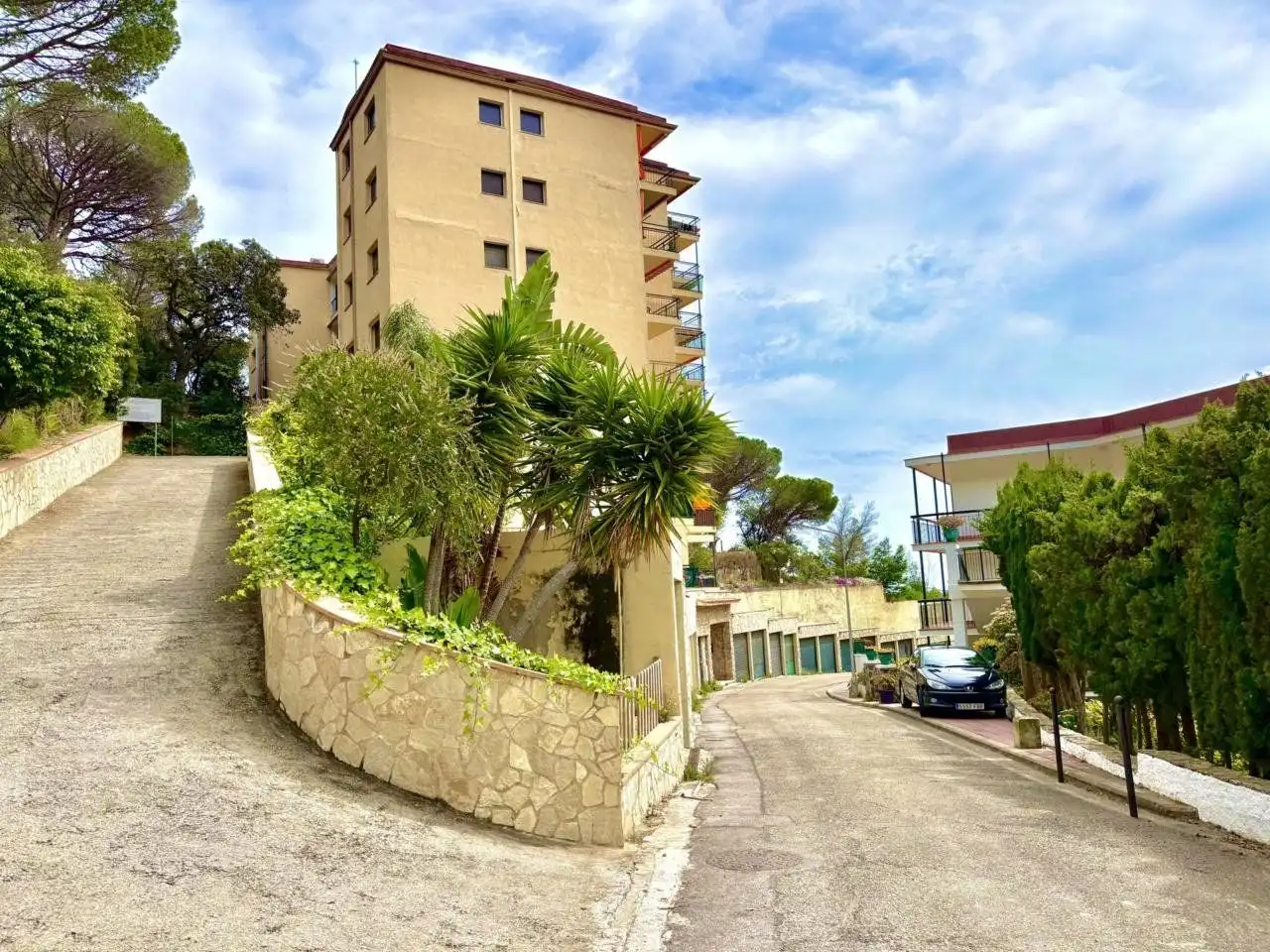 Vista exterior de Piso en venta en Santa Cristina d'Aro con Terraza