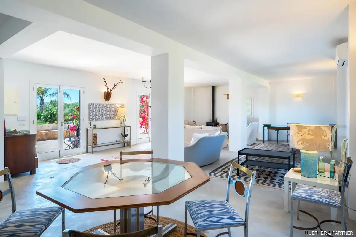 Sala de estar de Finca rústica en venta en Campos con Aire acondicionado, Calefacción y Terraza