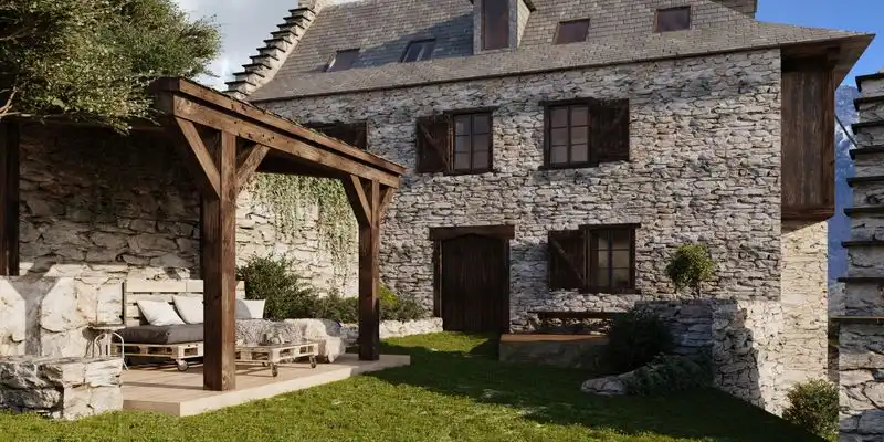 Terrassa de Casa o xalet en venda en Bausen