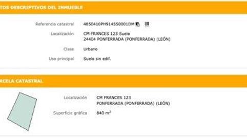Parcela en zona Cuatrovientos de Ponferrada, imatge 2