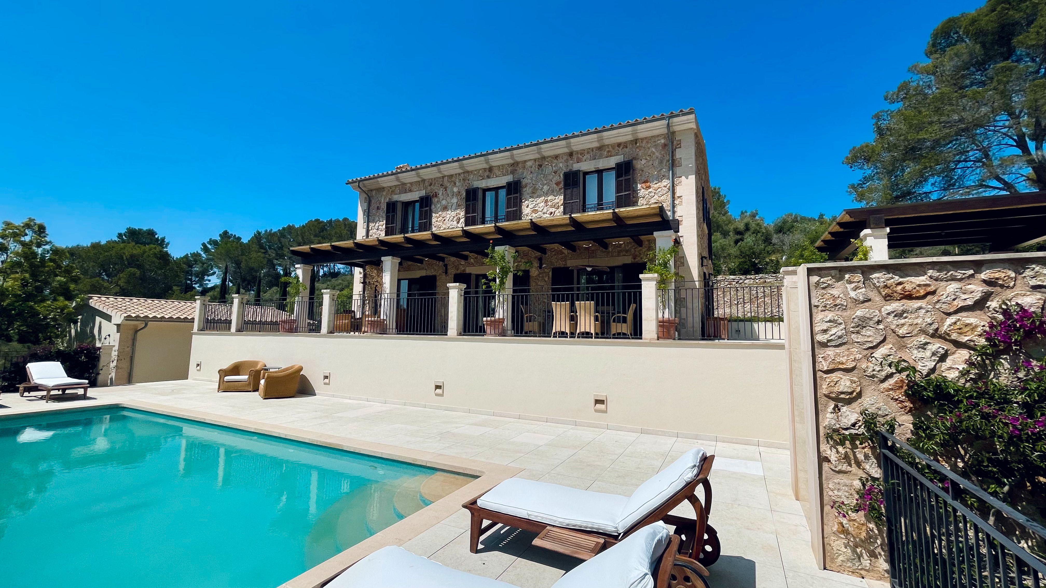 Exterior view of House or chalet to rent in Calvià  with Air Conditioner, Swimming Pool and Furnished