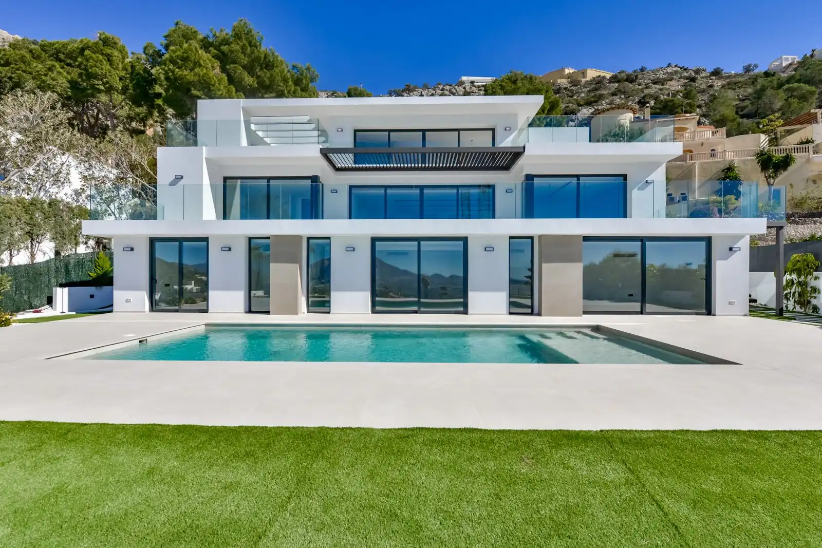 Vista exterior de Casa o chalet en venta en Altea con Aire acondicionado, Calefacción y Jardín privado