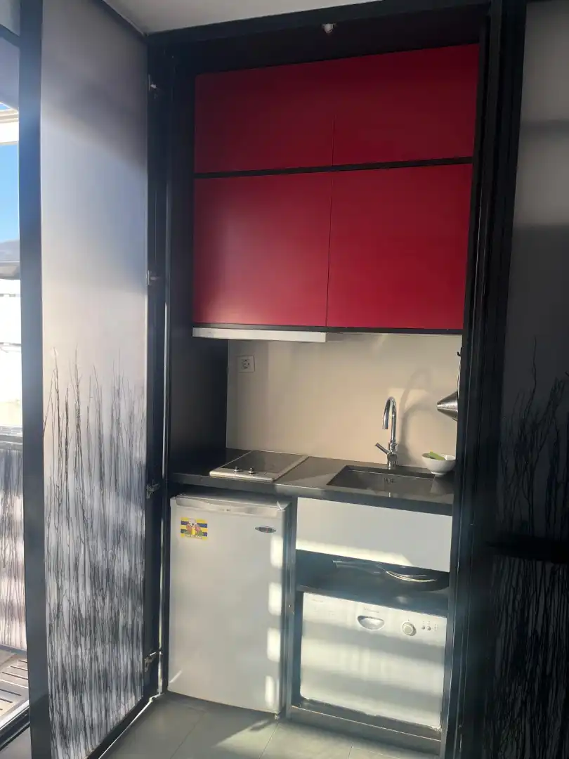 Cocina de Ático de alquiler en Barcelona con Aire acondicionado, Calefacción y Terraza