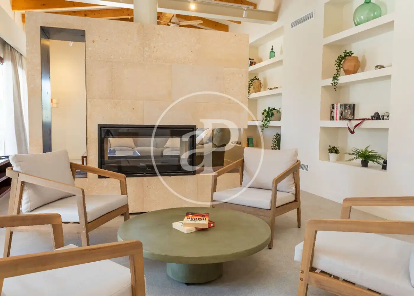 Living room of Houses for rent in Campos  with Air Conditioner, Heating and Private garden