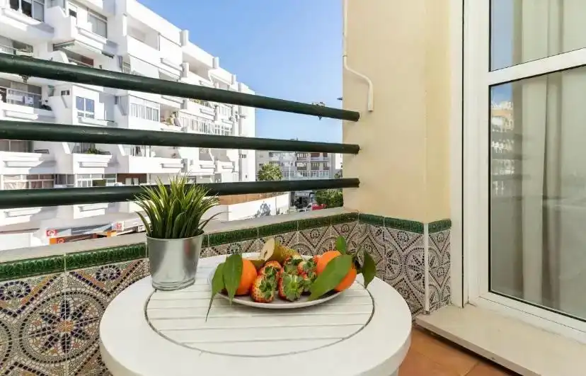Balcony of Flat for rent in Torremolinos  with Air Conditioner, Furnished and Balcony