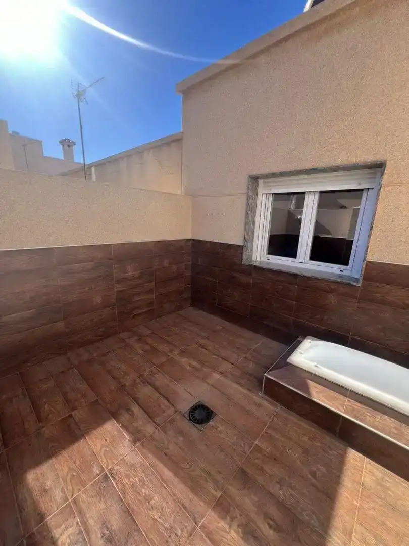 Terrasse von Maisonette zum Verkauf in El Ejido mit Klimaanlage, Parkett und Abstellraum