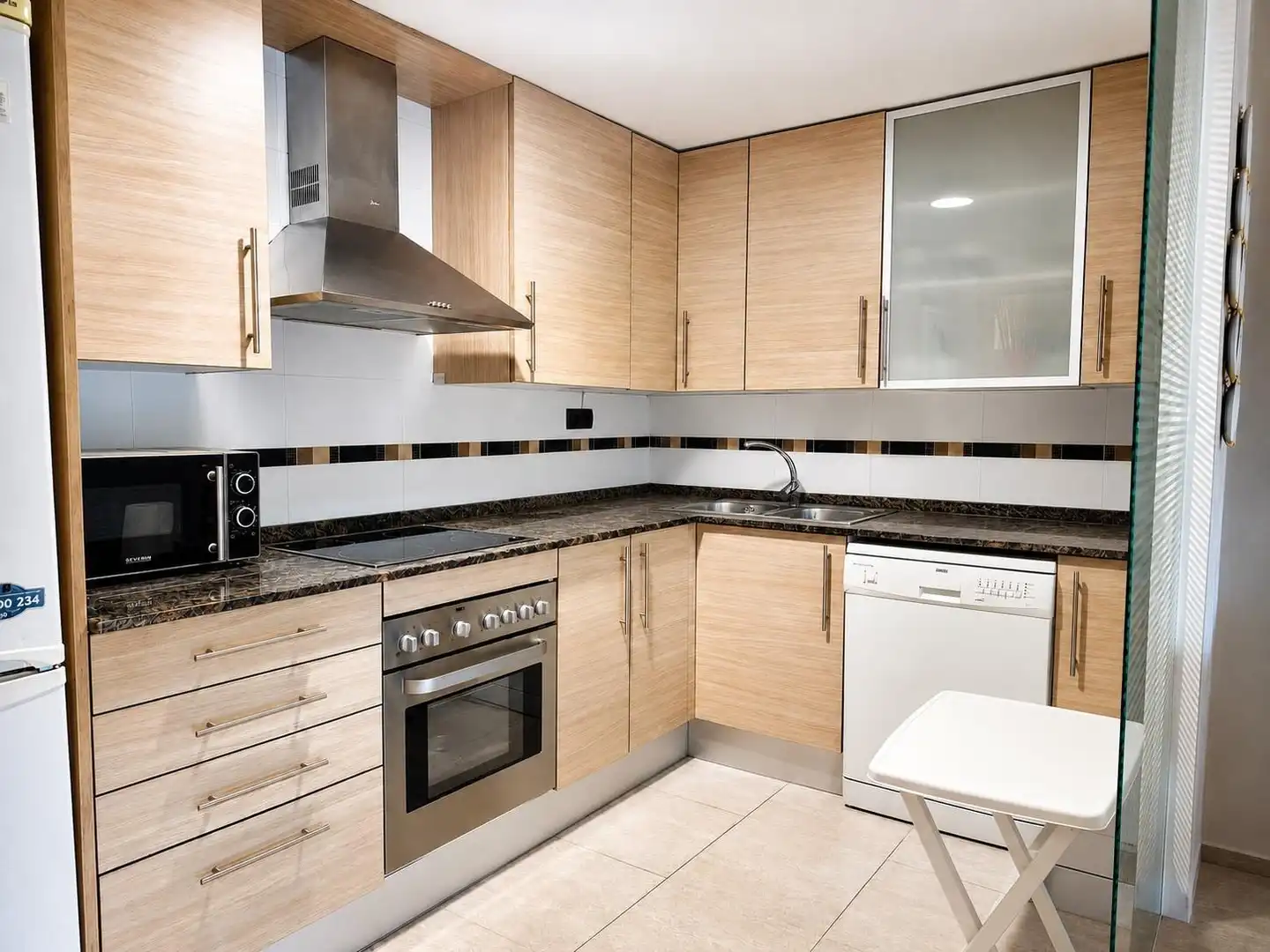 Cocina de Planta baja en venta en La Ràpita con Aire acondicionado, Jardín privado y Terraza