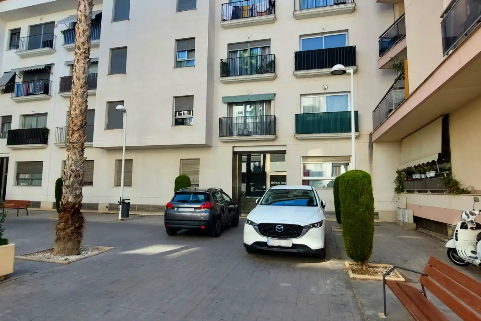 Aparcament de Apartament en venda en Calpe / Calp amb Aire condicionat, Calefacció i Balcó