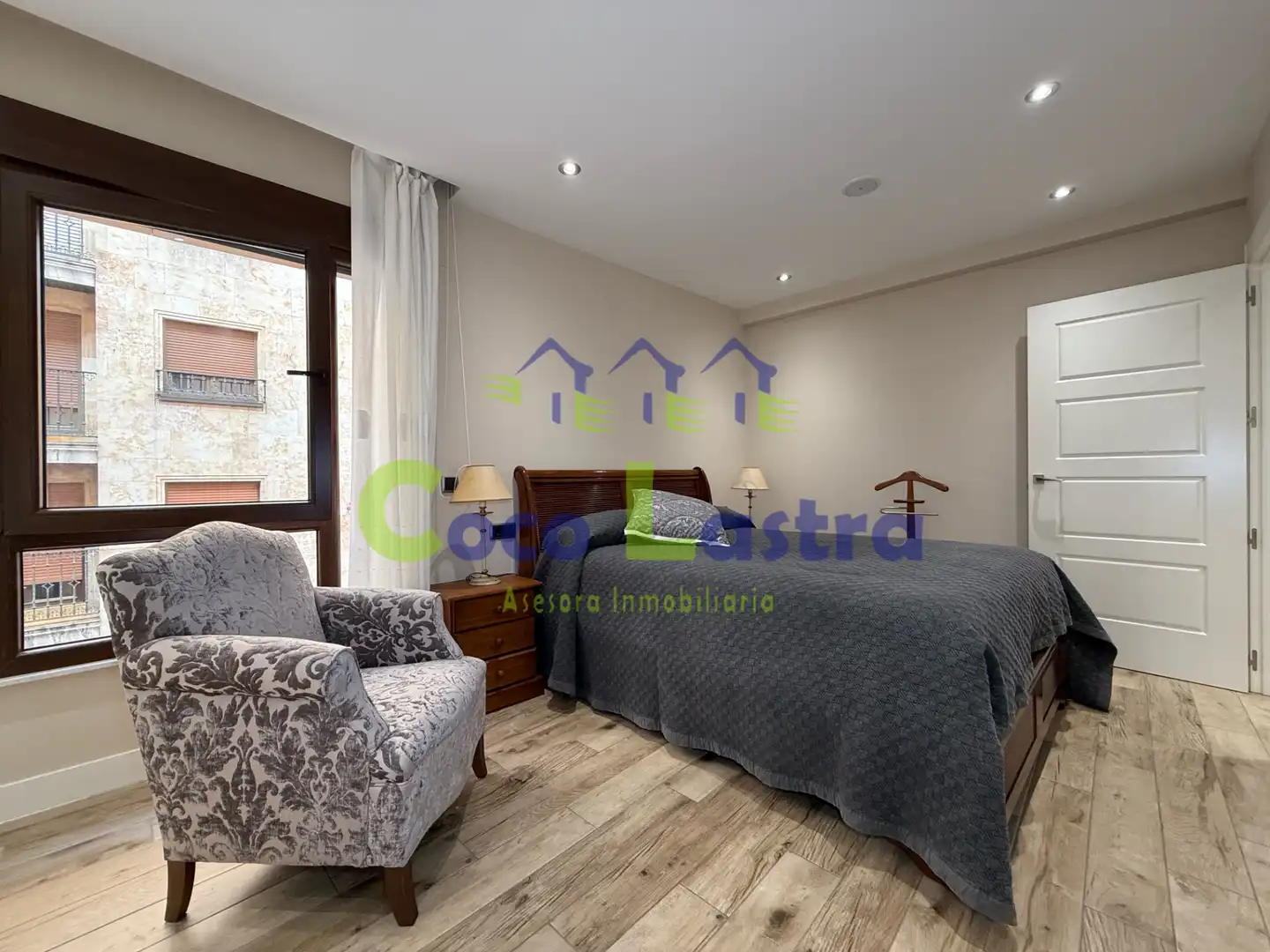 Bedroom of Flat for rent in Salamanca  with Heating, Furnished and Oven