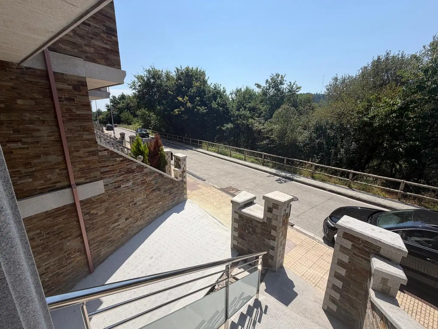 Terraza de Casa o chalet de alquiler en Lugo con Calefacción, Jardín privado y Parquet