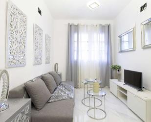 Living room of Apartment to share in  Madrid Capital  with Air Conditioner and Terrace