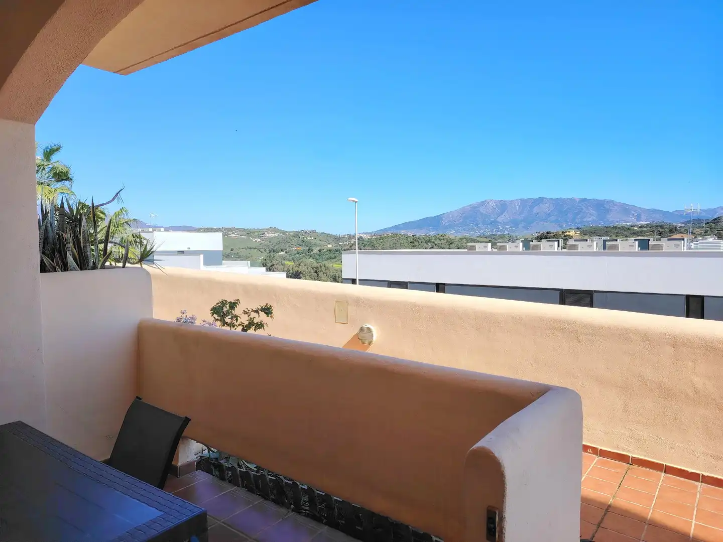 Terraza de Ático en venta en Mijas con Aire acondicionado, Calefacción y Jardín privado