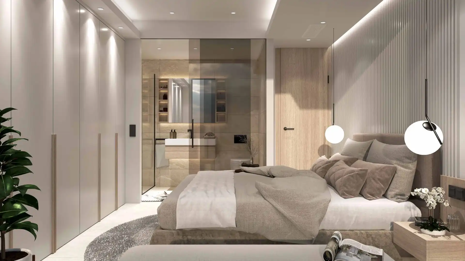 Habitación de Apartamento en venta en Moraira con Aire acondicionado, Jardín privado y Amueblado