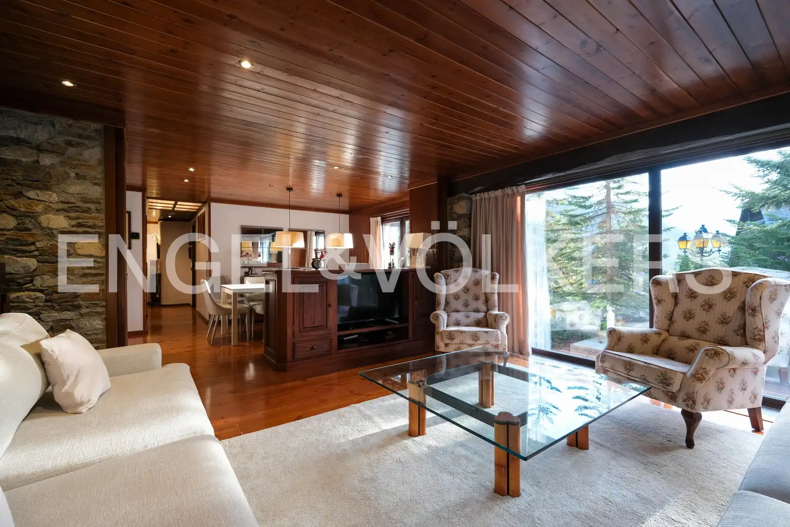 Sala de estar de Piso en venta en Naut Aran con Trastero y Balcón