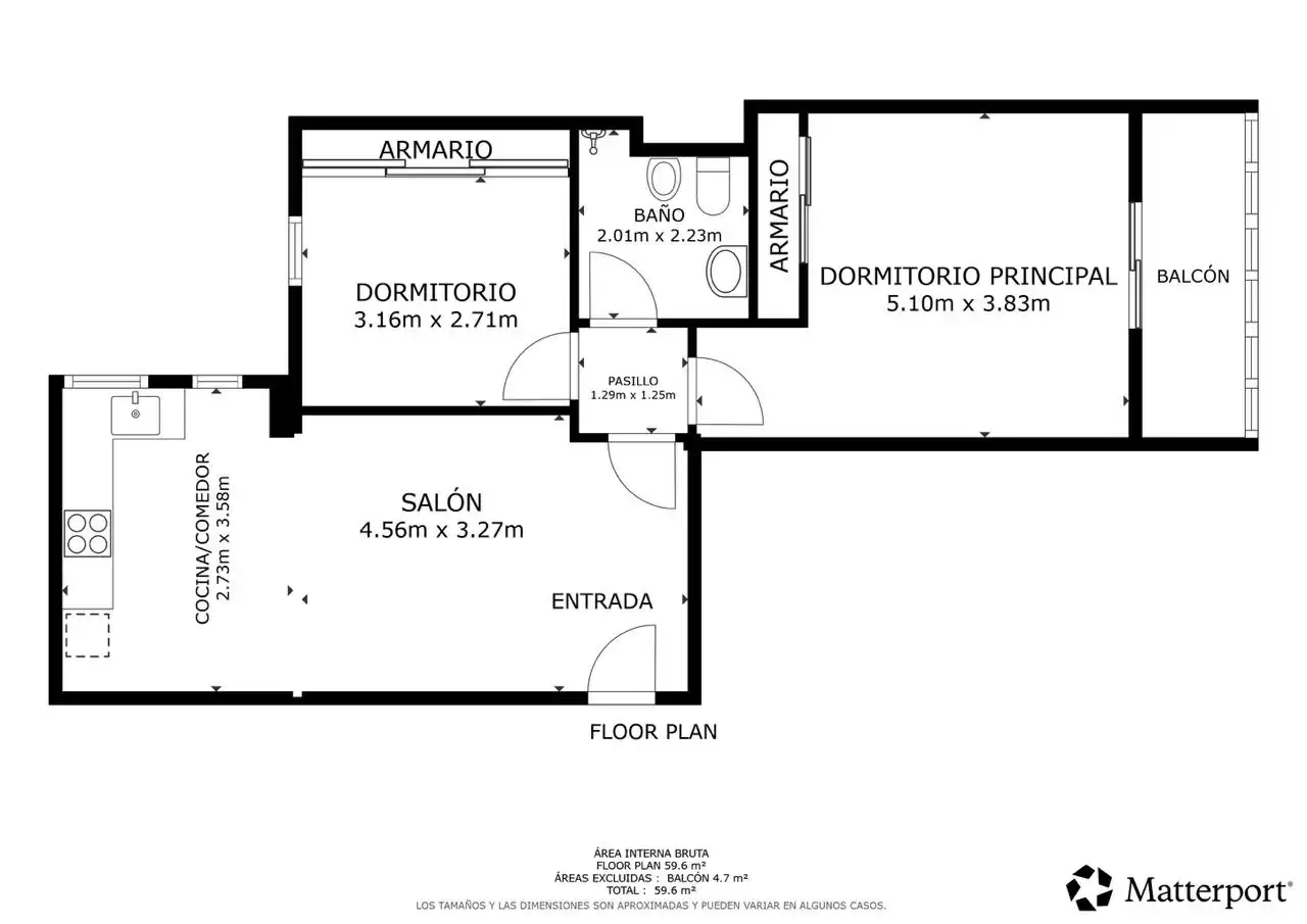 Piso en venta en Madrid con Aire acondicionado, Calefacción y Terraza