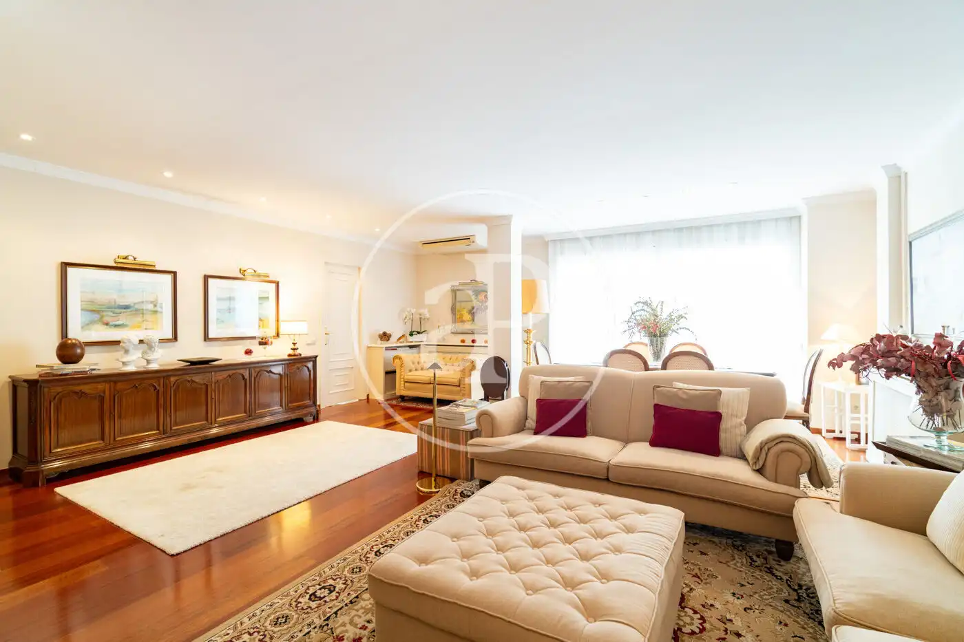 Sala de estar de Piso de alquiler en Barcelona con Aire acondicionado, Calefacción y Terraza