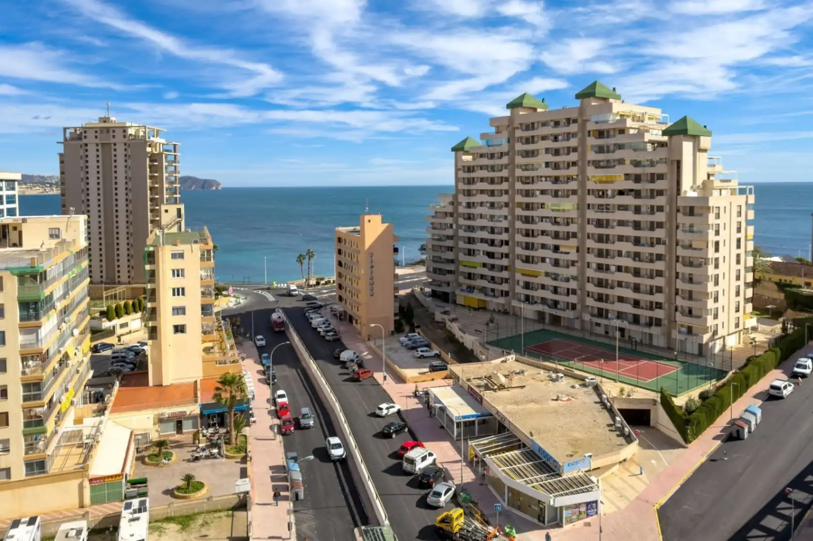 Vista exterior de Apartamento en venta en Calpe / Calp con Aire acondicionado, Calefacción y Terraza