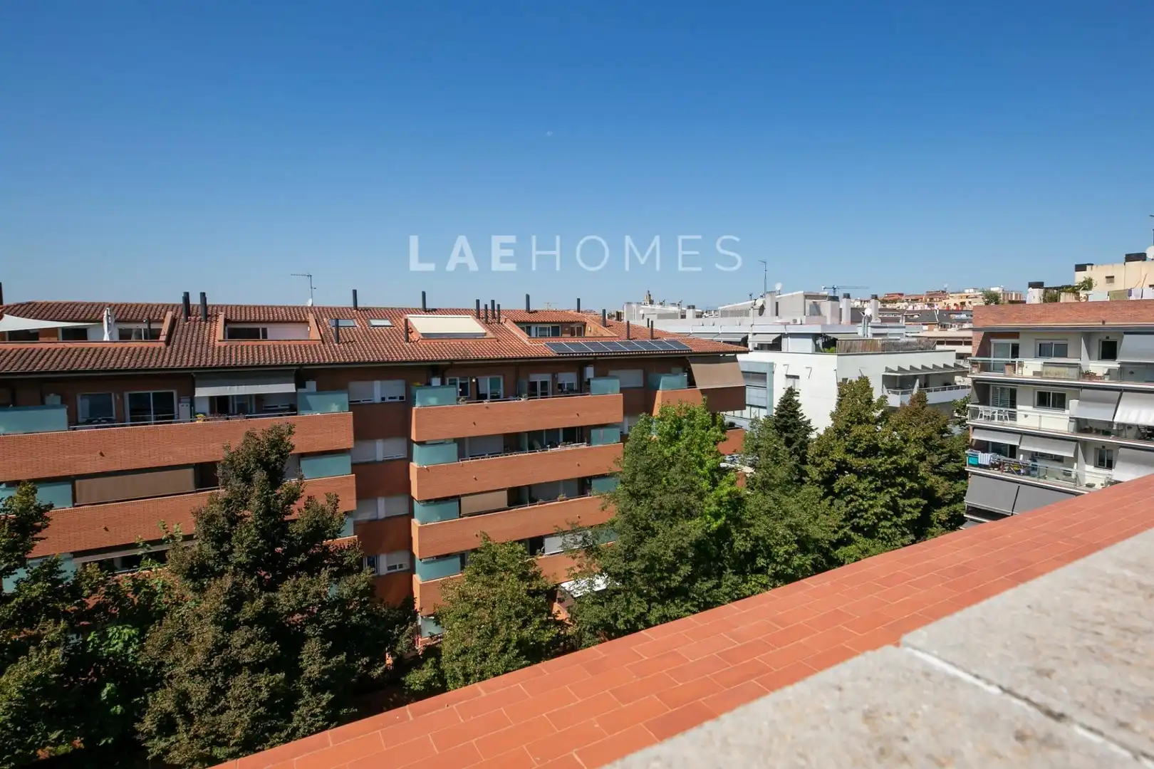 Terrasse von Dachboden zum Verkauf in Sant Cugat del Vallès mit Klimaanlage, Heizung und Privatgarten