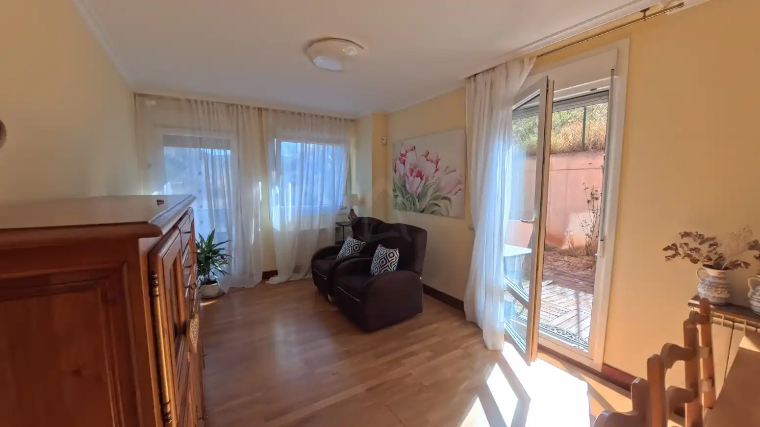 Living room of Flat for sale in Nalda  with Heating, Private garden and Parquet flooring