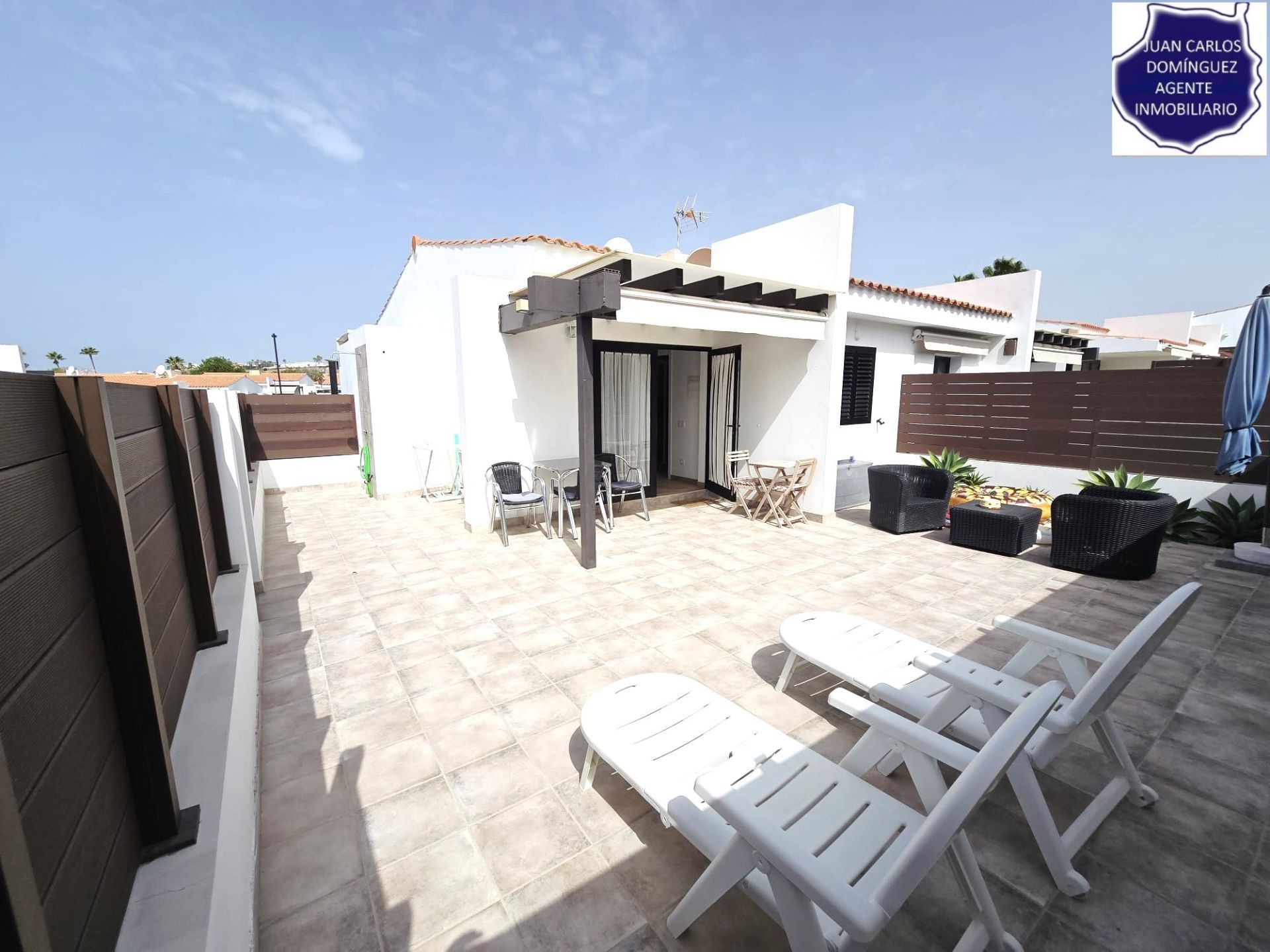 Terrassa de Casa o xalet de lloguer en San Bartolomé de Tirajana amb Aire condicionat, Terrassa i Moblat