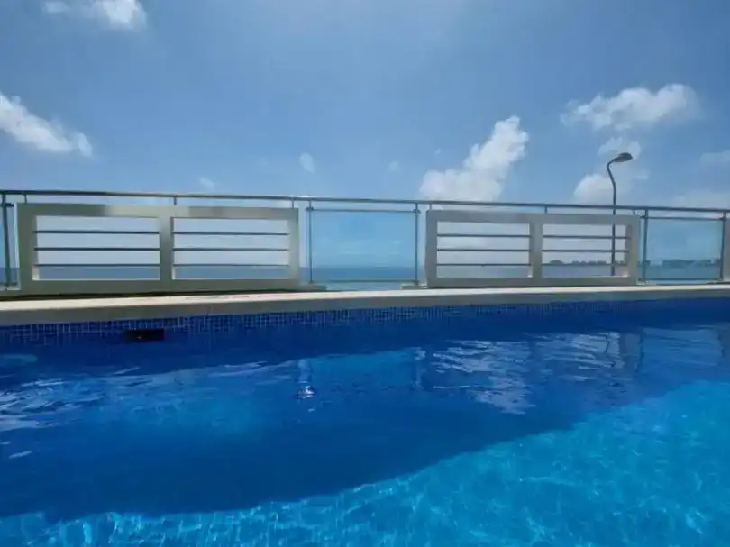 Swimming pool of Flat for rent in La Manga del Mar Menor  with Air Conditioner, Swimming Pool and Furnished
