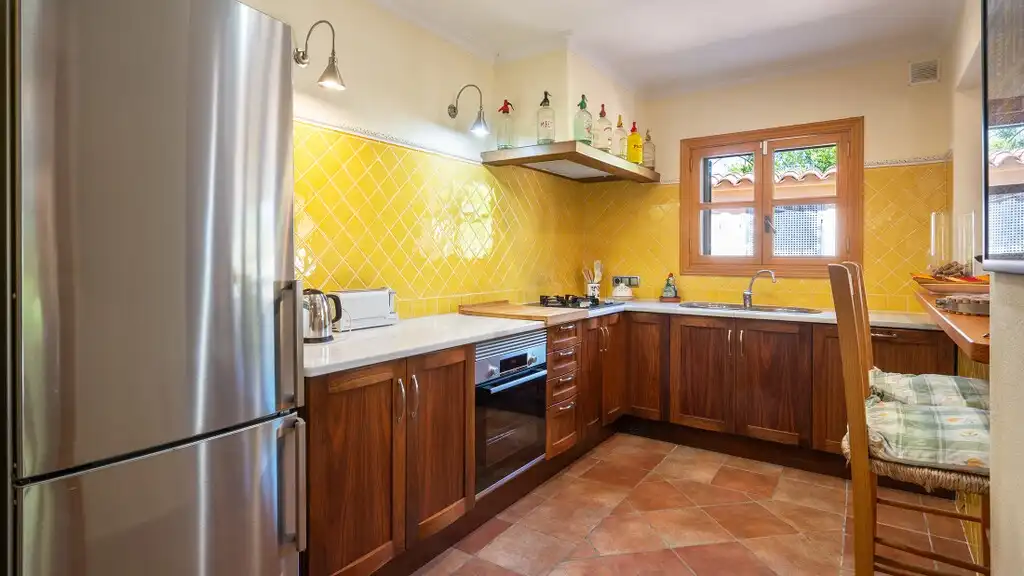 Cuina de Finca rústica en venda en Llubí amb Aire condicionat, Calefacció i Terrassa