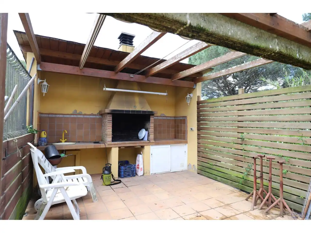 Terraza de Casa o chalet en venta en Santa Cristina d'Aro con Calefacción, Jardín privado y Terraza