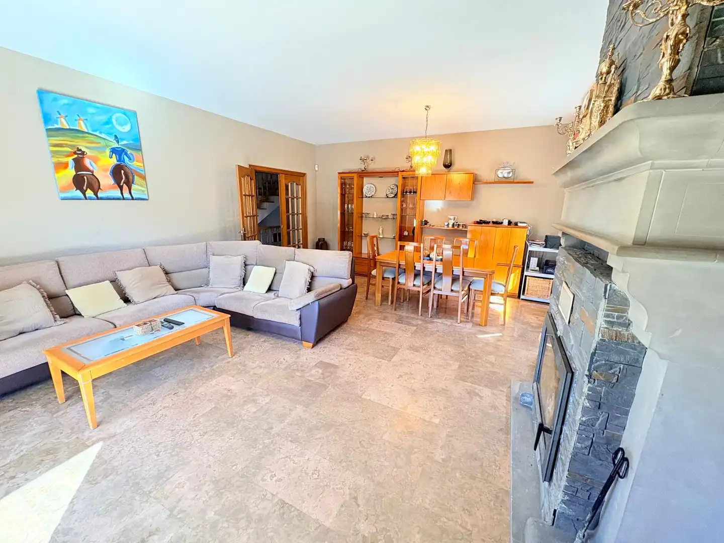 Sala de estar de Casa o chalet en venta en Pallejà con Aire acondicionado, Calefacción y Jardín privado