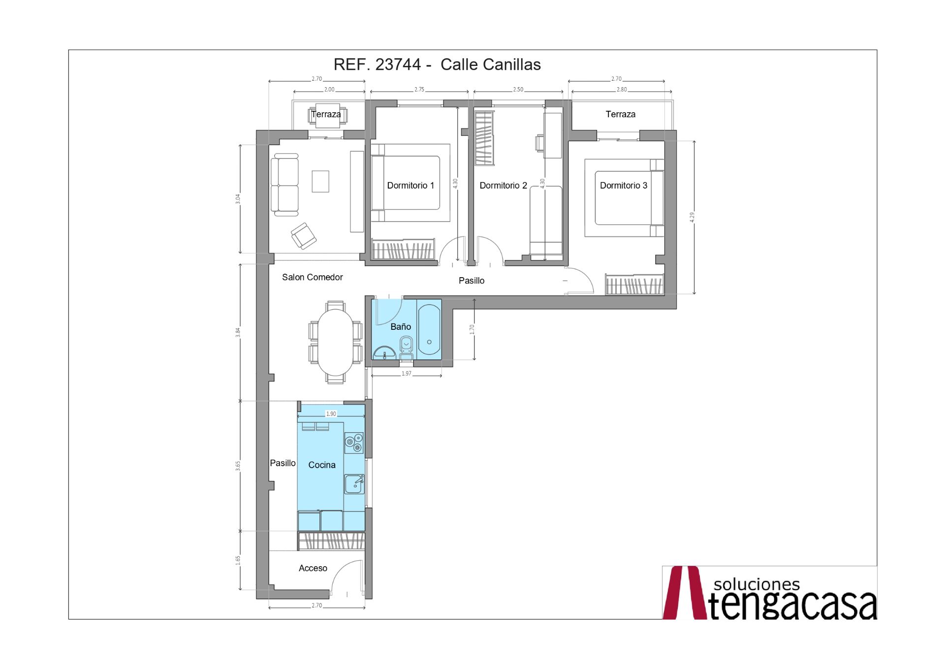 Flat to rent in  Madrid Capital  with Heating, Parquet flooring and Terrace