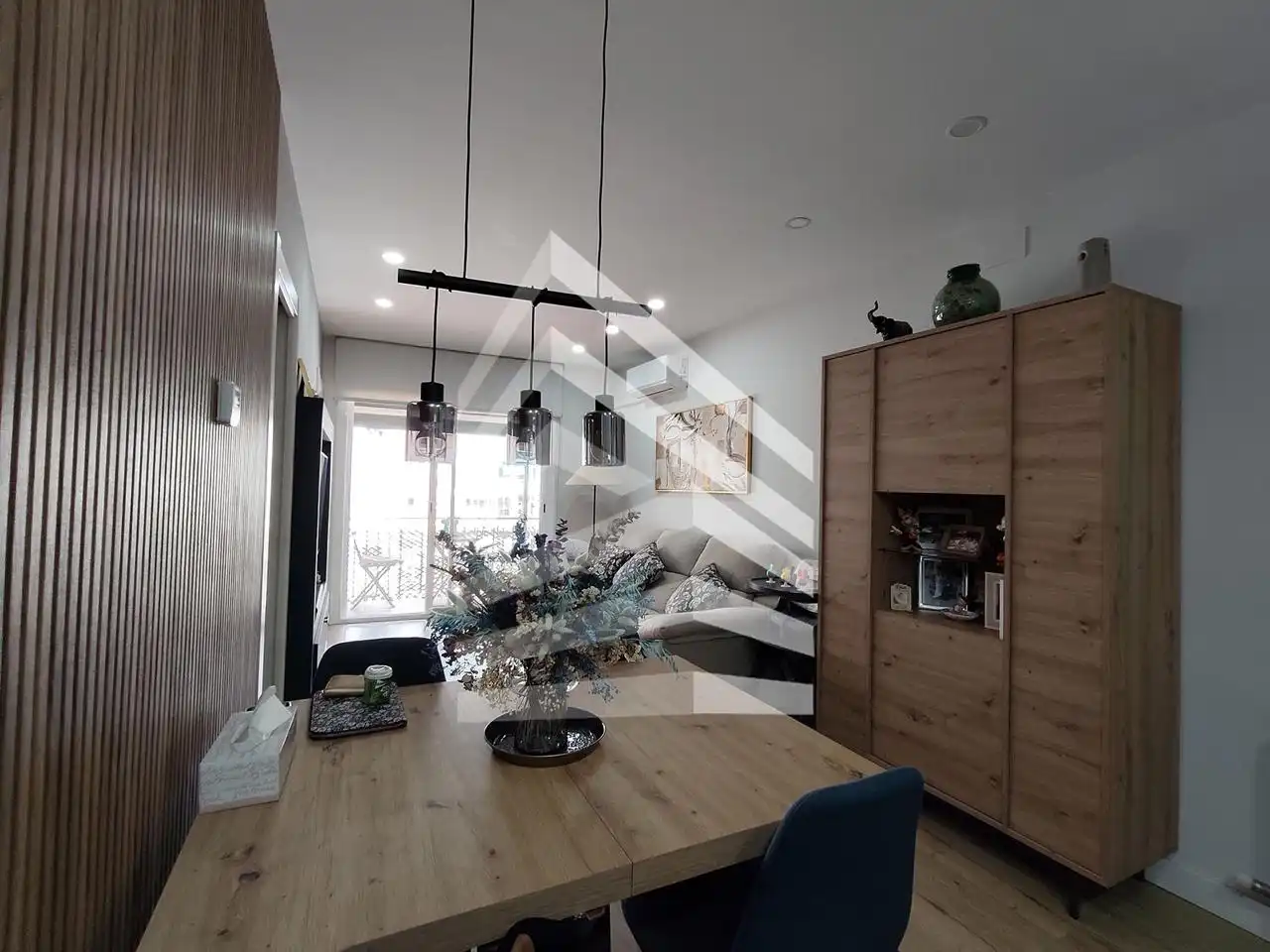 Esszimmer von Wohnung zum Verkauf in Barcelona mit Heizung, Parkett und Möbliert